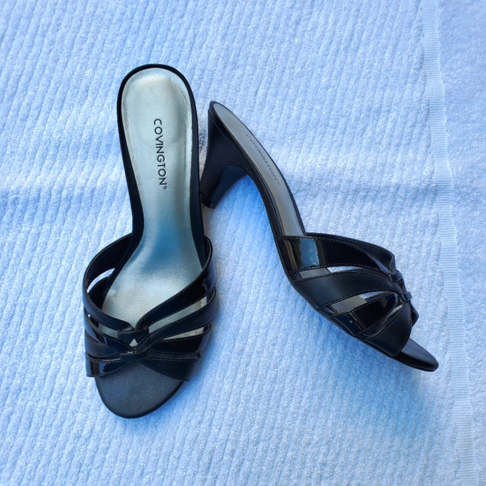 😎 Covington Open Toe Heeled Sandal